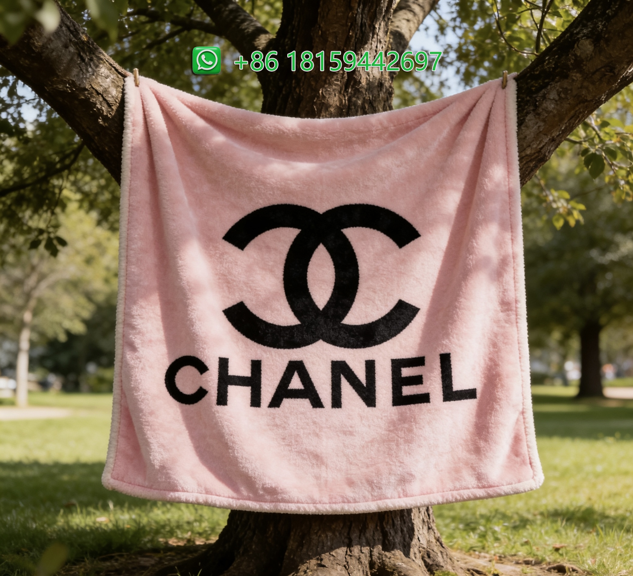 Chanel Throw Blankets
